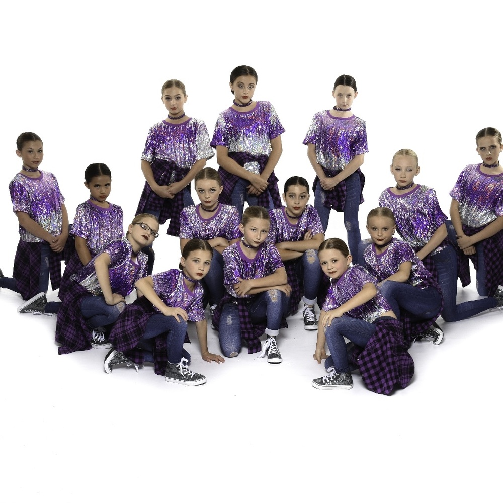 Weissman hip hop costume tops - sparkle and flannel